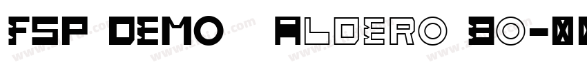 FSP DEMO   Aldero Bo字体转换